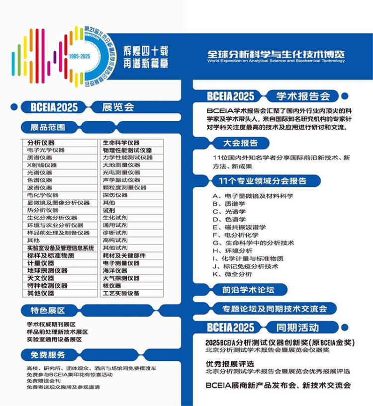 北京分析测试学术报告会暨展览会