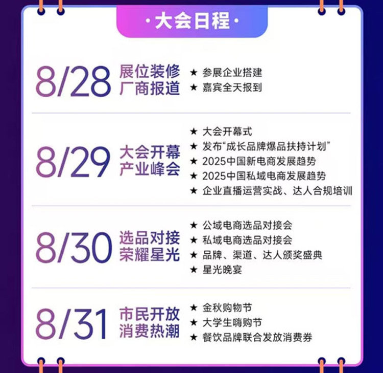 2025中国新电商爆品大会暨私域平台选品大会