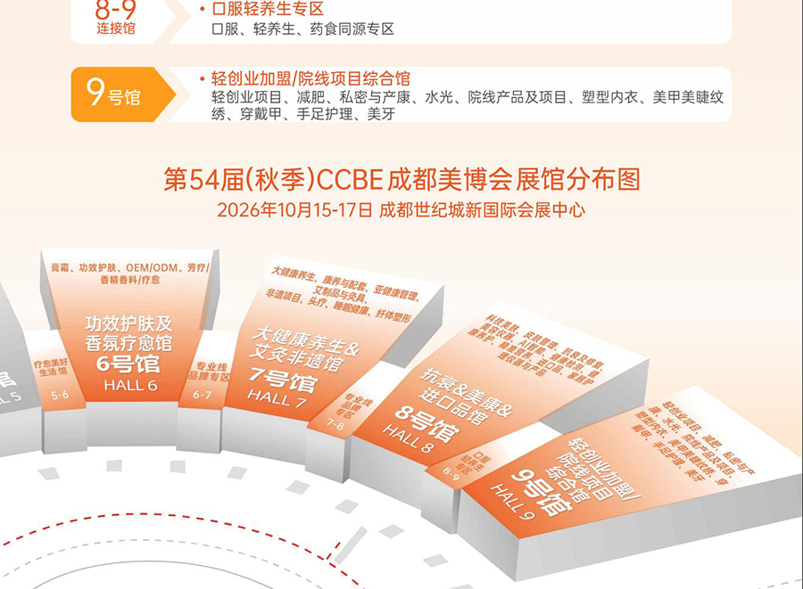2026第54届(秋季)CCBE成都美博会 2026第54届(秋季)CCBE成都美博会